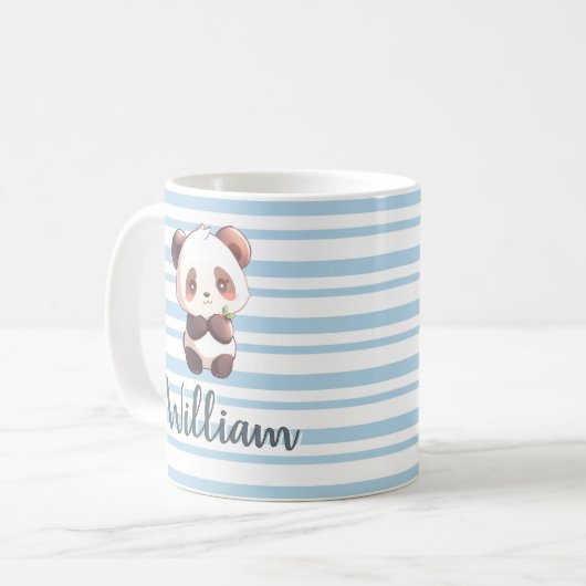 Personalisierter Panda-Becher Kaffeetasse (Vorderseite Links)