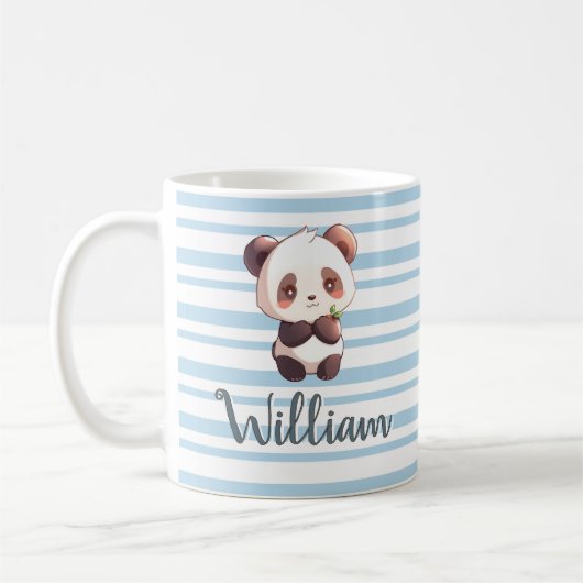 Personalisierter Panda-Becher Kaffeetasse (Links)
