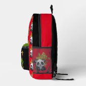 Personalisierter Panda-Rucksack Bedruckter Rucksack (Rechts)