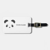 Personalisierter Pandagepäckumbau Gepäckanhänger (Vorderseite horizontal)