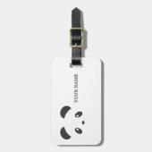 Personalisierter Pandagepäckumbau Gepäckanhänger (Vorderseite vertikal)