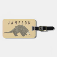 Personalisierter Pangolin-Gepäck-Umbau