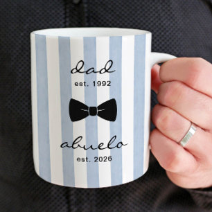 Personalisierter Papa an Abuelo Becher Geschenk Kaffeetasse