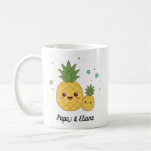 Personalisierter Papa-Ananas-Vatertag-Dad-Geschenk
