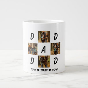 Personalisierter Papa-Becher Benutzerdefiniertes Jumbo-Tasse