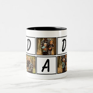 Personalisierter Papa-Becher Benutzerdefiniertes Zweifarbige Tasse