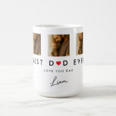 Personalisierter Papa-Becher Kind Unterschrift Fot Kaffeetasse (Mittel)