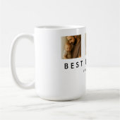 Personalisierter Papa-Becher Kind Unterschrift Fot Kaffeetasse (Links)