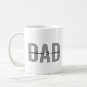 Personalisierter Papa-Becher mit Kindernamen • Ben Kaffeetasse