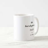 Personalisierter Papi-Mug Neues Opa-Geschenk Kaffeetasse (VorderseiteRechts)