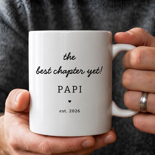 Personalisierter Papi-Mug Neues Opa-Geschenk Kaffeetasse