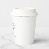 Personalisierter Papierbecher mit Monogramm oder L (Links)