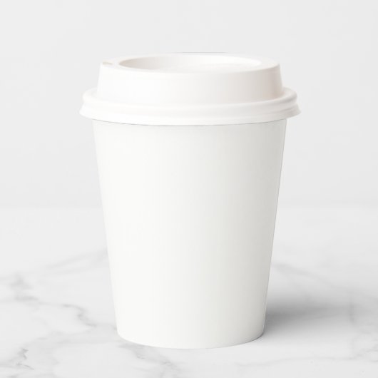 Personalisierter Papierbecher mit Monogramm oder L (Rückseite)