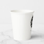 Personalisierter Papierbecher mit Restaurant-Logo  (Rechts)