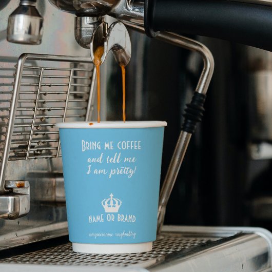 Personalisierter Papiercup Pappbecher