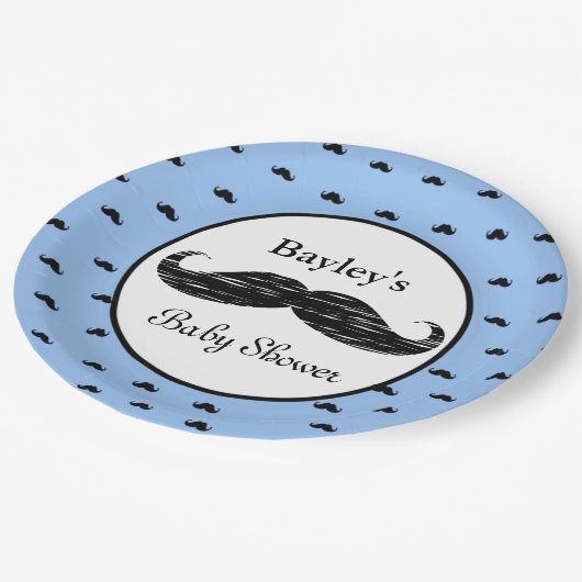 Personalisierter Pappteller (Schrägansicht)