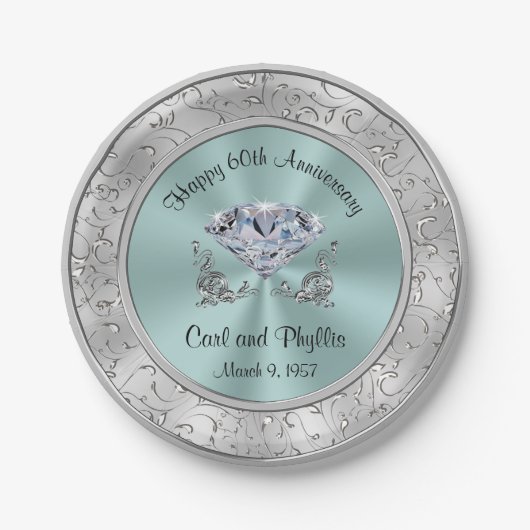 Personalisierter Pappteller (Vorderseite)