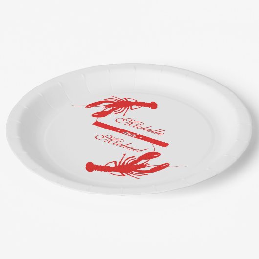 Personalisierter Pappteller (Schrägansicht)