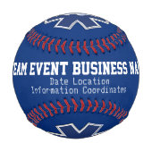 Personalisierter Paramedian-Ball für Textereigniss Baseball (Vorderseite)