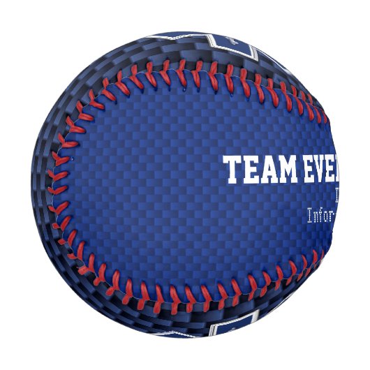 Personalisierter Paramedian-Ball für Textereigniss Baseball (Vorderseite Links)