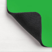 Personalisierter Parrot Green Single gefärbt Mousepad (Ecke)