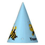 Personalisierter Party-Hut für Bienen Partyhütchen (Links)