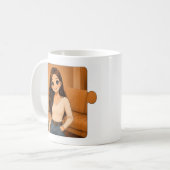 Personalisierter passender Kaffeebecher Kaffeetasse (Vorderseite Links)
