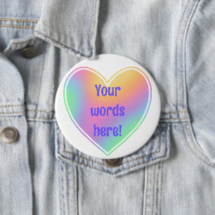 Personalisierter Pastelknopf Button