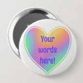 Personalisierter Pastelknopf Button (Vorne & Hinten)