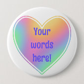 Personalisierter Pastelknopf Button (Vorderseite)