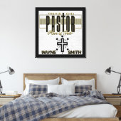 Personalisierter Pastor Leinwanddruck (Insitu (Schlafzimmer))