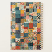 Personalisierter Patchwork-Quilt-Druck Planer (Rückseite)