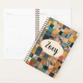 Personalisierter Patchwork-Quilt-Druck Planer (Anzeige)