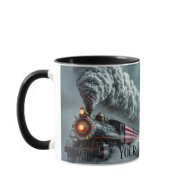 Personalisierter patriotischer Dampflokzug