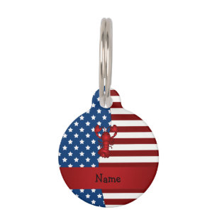 Personalisierter patriotischer Namenshummer Tiermarke