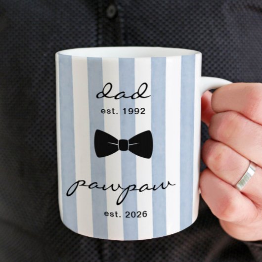 Personalisierter Pawpaw-Opa-Mug-Geschenk Kaffeetasse