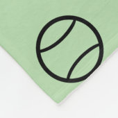 Personalisierter Pawprint und Knochenhungel Fleecedecke (Ecke)