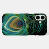 Personalisierter Peacock Feathers iPhone-Fall Case-Mate iPhone Hülle (Rückseite (Horizontal))