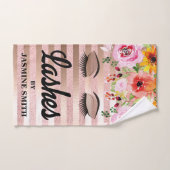 Personalisierter Peitschen-Rosen-GoldGlitzer mit Handtuch (Handtuch)