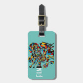 Personalisierter Personalisierter Filmdirektor Hol Gepäckanhänger (Vorderseite vertikal)