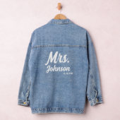 Personalisierter Personalisierter Name der Hochzei Jeansjacke (Hangar)
