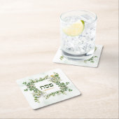 Personalisierter Pessach Seder Eukalyptus Bird Rechteckiger Pappuntersetzer (Vor Ort)