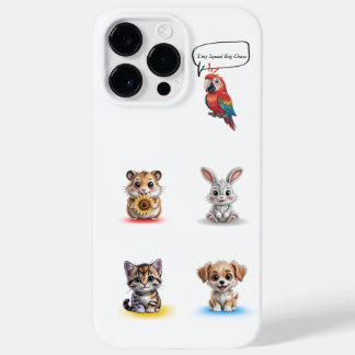 Personalisierter Pet-Case: Süße Tier "Funny Text" Case-Mate iPhone 14 Pro Max Hülle