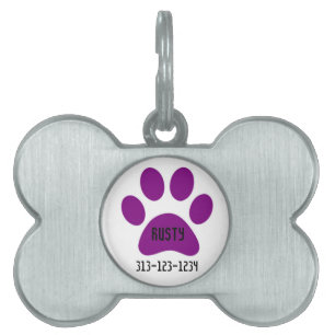 Personalisierter Pet-Tag/Pasten-Druck Tiermarke