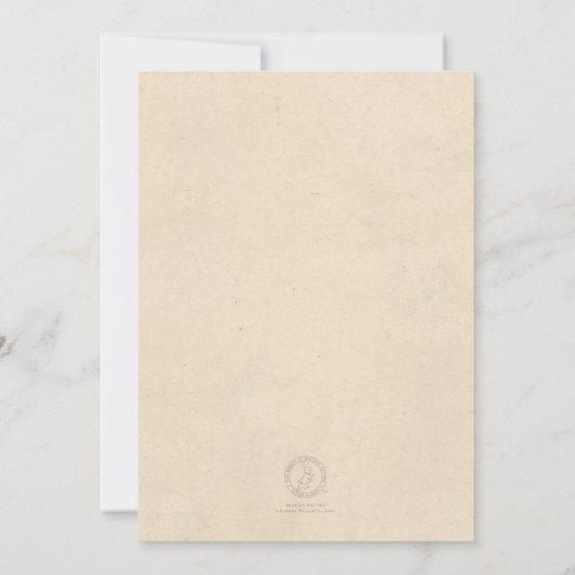 Personalisierter Peter Rabbit| Osterfest Einladung (Rückseite)