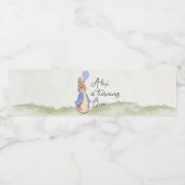 Personalisierter Peter Rabbit Wasserflaschen Wasserflaschenetikett (Einzelnes Label)