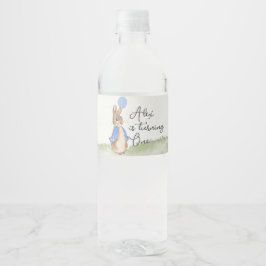 Personalisierter Peter Rabbit Wasserflaschen Wasserflaschenetikett