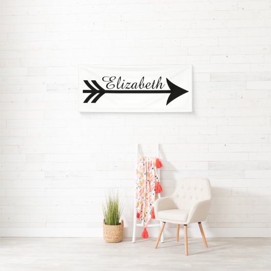 Personalisierter Pfeil Banner (Insitu)