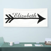 Personalisierter Pfeil Banner (Messe)