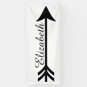 Personalisierter Pfeil Banner (Vertikal)